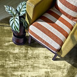 Pyöreä matto - Jodhpur Special Luxury Edition (oliivinvihreä)