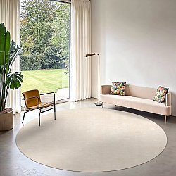 Pyöreä matto - Jodhpur Special Luxury Edition Viskoosi (vaaleanbeige)