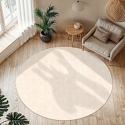 Pyöreä matto - Jodhpur Special Luxury Edition Viskoosi (vaaleanbeige)