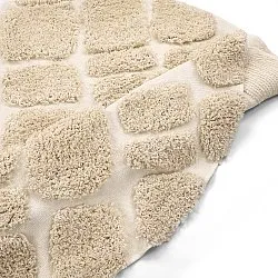 Pyöreät matot - Otranto Natural Cotton Shaggy (luonnonvalkoinen)