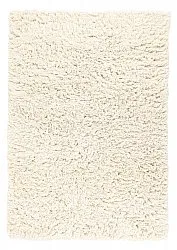 Ryijymatot - Fassale Hand Woven Wool Shaggy (valkoinen)