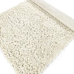 Ryijymatot - Fassale Hand Woven Wool Shaggy (valkoinen)
