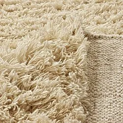 Ryijymatot - Melilla Hand Woven Wool Shaggy (luonto)