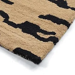 Ryijymatot - Zebra Tufted Wool Premium (beige/musta)