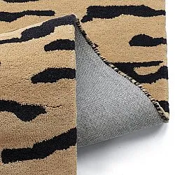 Ryijymatot - Zebra Tufted Wool Premium (beige/musta)
