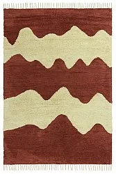 Ryijymatot - Amira Natural Cotton Shaggy (punainen/beige)