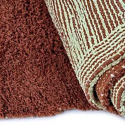Ryijymatot - Amira Natural Cotton Shaggy (punainen/beige)