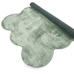 Aaltoileva nukkamatto - Aranga Super Soft Fur (vihreä)