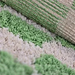 Ryijymatot - Atrani Natural Cotton Shaggy (vihreä)