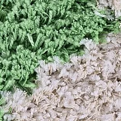 Ryijymatot - Atrani Natural Cotton Shaggy (vihreä)