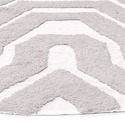 Pyöreät matot - Callista Natural Cotton Shaggy (taupe)
