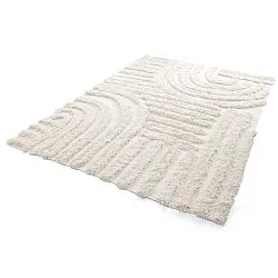 Ryijymatot - Cazorla Natural Cotton Shaggy (luonnonvalkoinen)