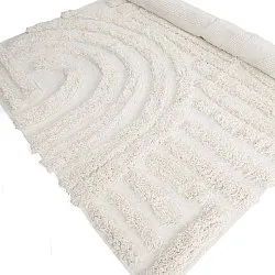 Ryijymatot - Cazorla Natural Cotton Shaggy (luonnonvalkoinen)