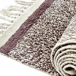 Ryijymatot - Celina Natural Cotton Shaggy (beige/ruskea)