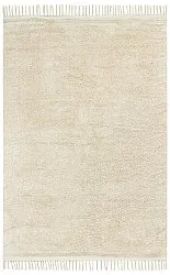 Ryijymatot - Celina Natural Cotton Shaggy (luonnonvalkoinen/beige)