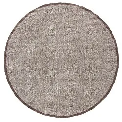 Pyöreät matot - Celina Natural Cotton Shaggy (beige/ruskea)