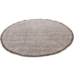 Pyöreät matot - Celina Natural Cotton Shaggy (beige/ruskea)