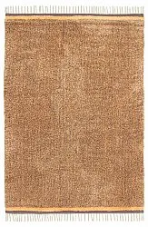 Ryijymatot - Celina Natural Cotton Shaggy (ruskea/oranssi)