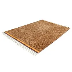 Ryijymatot - Celina Natural Cotton Shaggy (ruskea/oranssi)