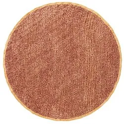 Pyöreät matot - Celina Natural Cotton Shaggy (punainen)