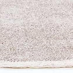 Pyöreät matot - Celina Natural Cotton Shaggy (taupe/laventeli)