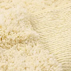 Ryijymatot - Combarro Solid Cotton Shaggy (vaaleankeltainen)