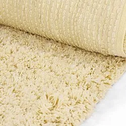 Ryijymatot - Combarro Solid Cotton Shaggy (vaaleankeltainen)