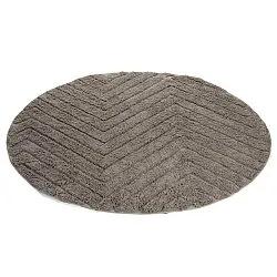 Pyöreä matot - Conara Natural Cotton Shaggy (taupe)