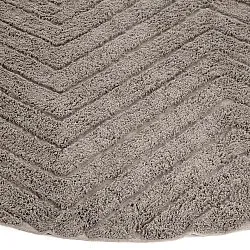 Pyöreä matot - Conara Natural Cotton Shaggy (taupe)