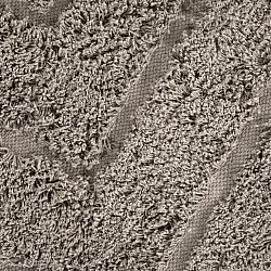 Pyöreä matot - Conara Natural Cotton Shaggy (taupe)
