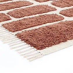 Ryijymatot - Cyrus Natural Cotton Shaggy (ruskea)