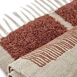 Ryijymatot - Cyrus Natural Cotton Shaggy (ruskea)