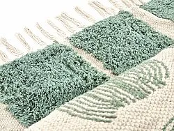 Ryijymatot - Cyrus Natural Cotton Shaggy (vihreä)