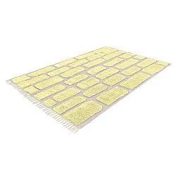 Ryijymatot - Cyrus Natural Cotton Shaggy (keltainen)