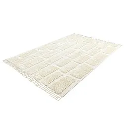 Ryijymatot - Cyrus Natural Cotton Shaggy (luonnonvalkoinen)