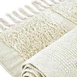 Ryijymatot - Cyrus Natural Cotton Shaggy (luonnonvalkoinen)