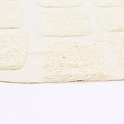 Pyöreät matot - Cyrus Natural Cotton Shaggy (luonnonvalkoinen)