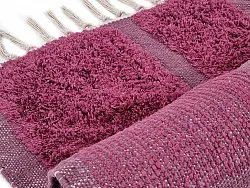 Ryijymatot - Cyrus Natural Cotton Shaggy (punainen)