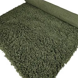 Ryijymatot - Fassale Hand Woven Wool Shaggy (sammaleen vihreä)