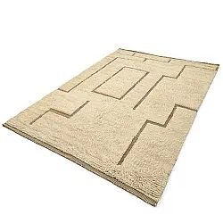 Ryijymatot - Kiberg Hand Woven Wool Shaggy (kerma)
