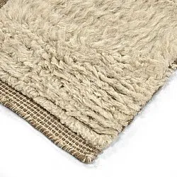 Ryijymatot - Kiberg Hand Woven Wool Shaggy (kerma)