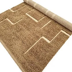 Ryijymatot - Kiberg Hand Woven Wool Shaggy (beige)