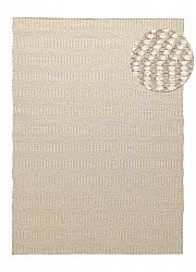 Villamatto - Larkana (beige/valkoinen)