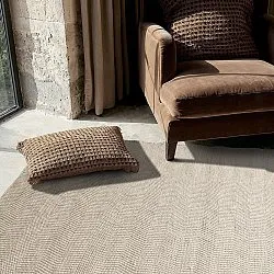 Villamatto - Larkana (beige/valkoinen)