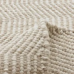 Villamatto - Larkana (beige/valkoinen)
