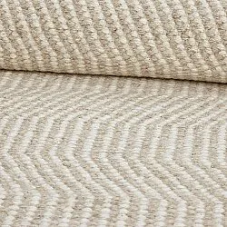 Villamatto - Larkana (beige/valkoinen)