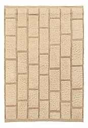 Ryijymatot - Leknes Hand Woven Wool Shaggy (kerma)