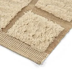 Ryijymatot - Leknes Hand Woven Wool Shaggy (kerma)