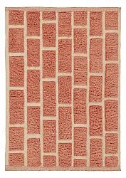 Ryijymatot - Leknes Hand Woven Wool Shaggy (terrakotta)