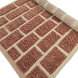 Ryijymatot - Leknes Hand Woven Wool Shaggy (terrakotta)